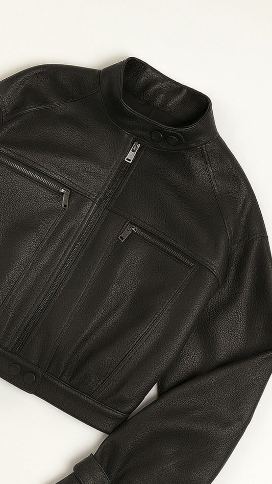 Autumn Luxe PU Moto Jacket