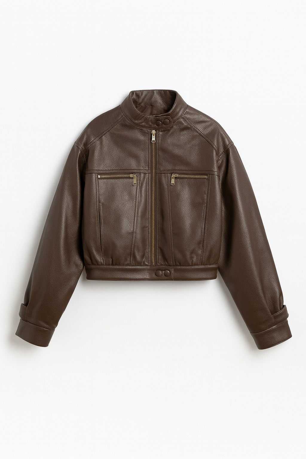 Autumn Luxe PU Moto Jacket