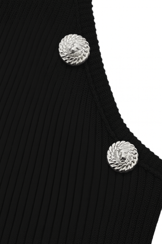 Off-Shoulder Strap Knit Top