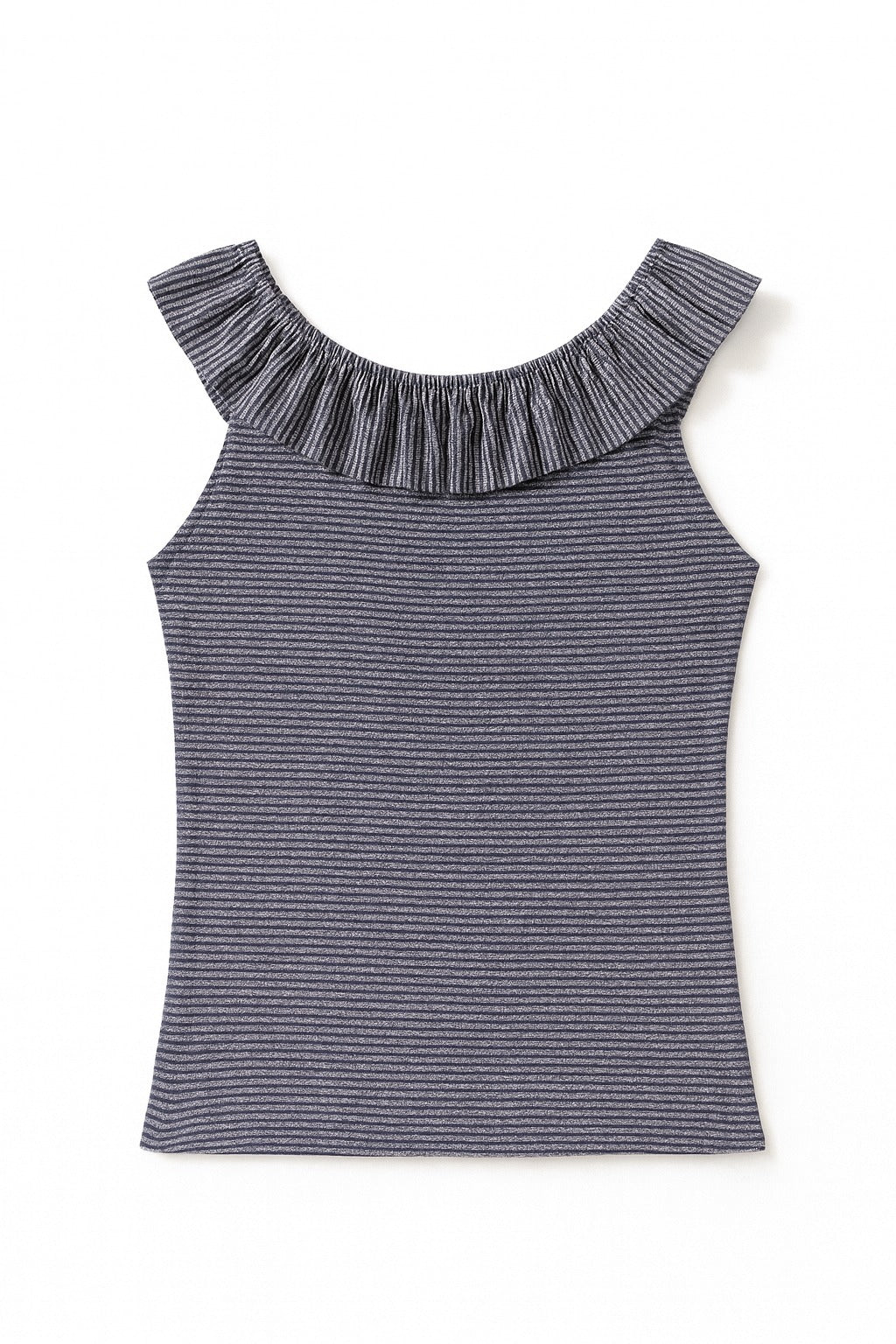 QUANQUAN COOKY Sweet & Chic Striped Bow-Back Summer Top