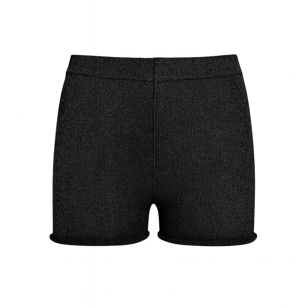High-Stretch Slim Knit Shorts