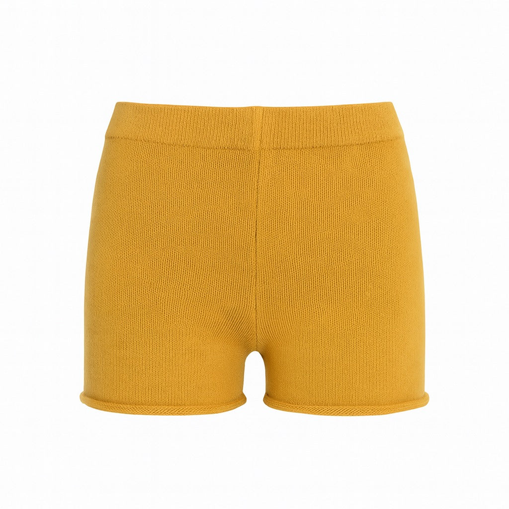 High-Stretch Slim Knit Shorts