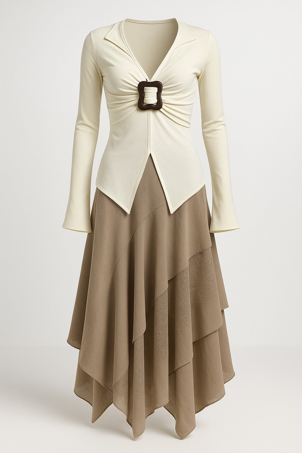 INSS Autumn Muse Retro V-Neck