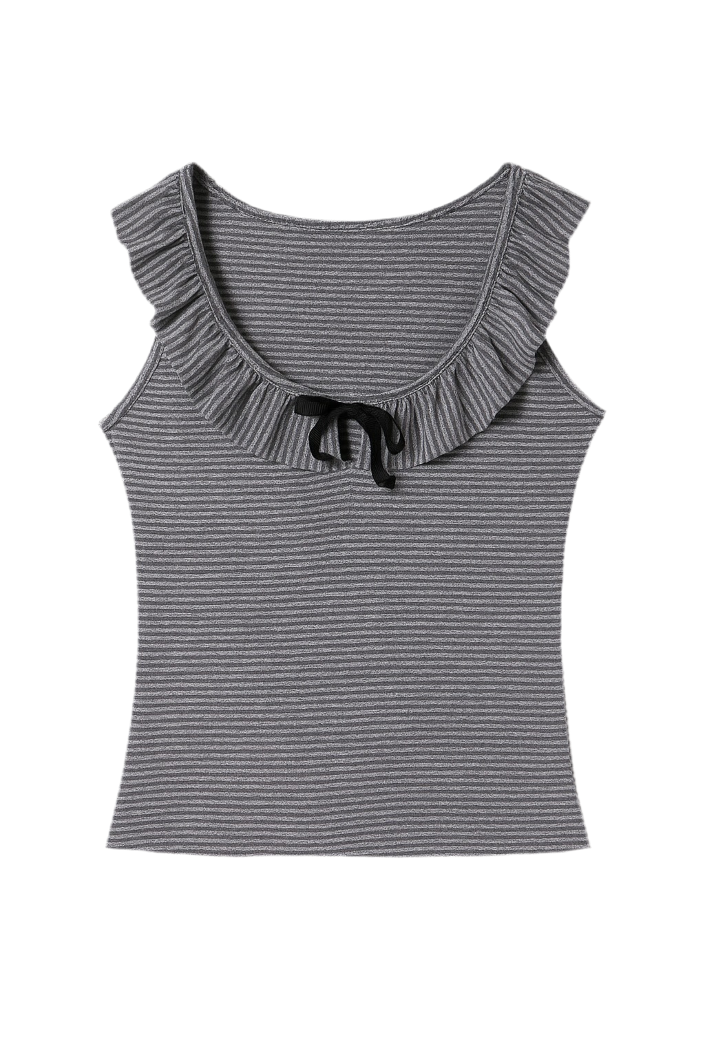 QUANQUAN COOKY Sweet & Chic Striped Bow-Back Summer Top