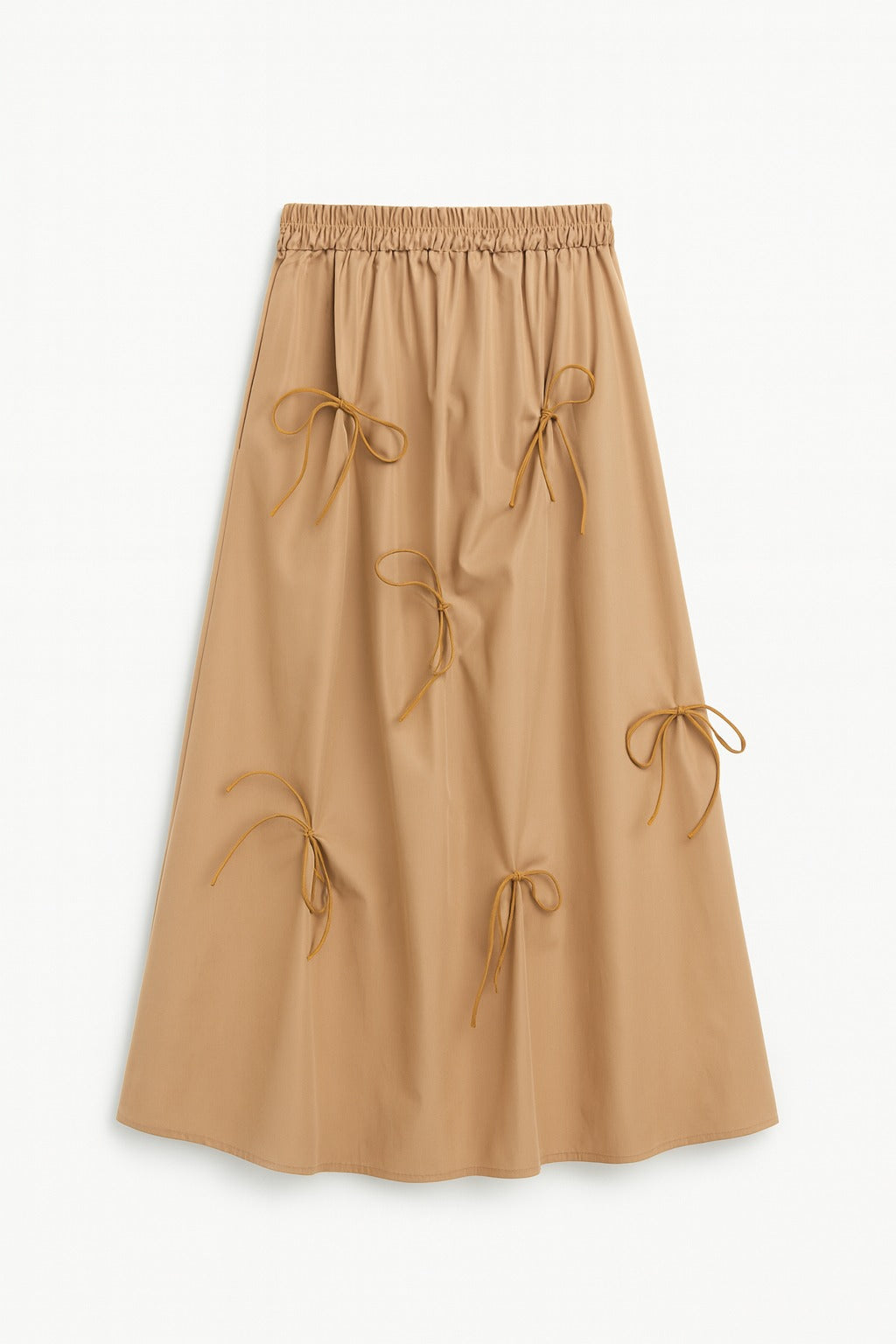 Nurtureone Slim Silhouette Bow Swing Skirt