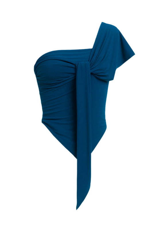 Venus-Inspired One-Shoulder Slim Top