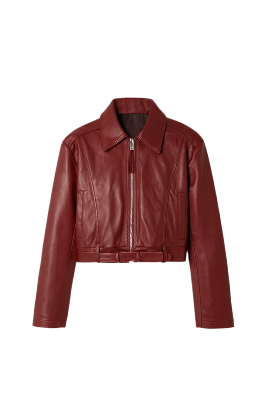 Retro Rebel Moto Leather Jacket