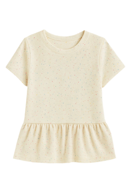 Color Pop Floral Dotted Summer Tee