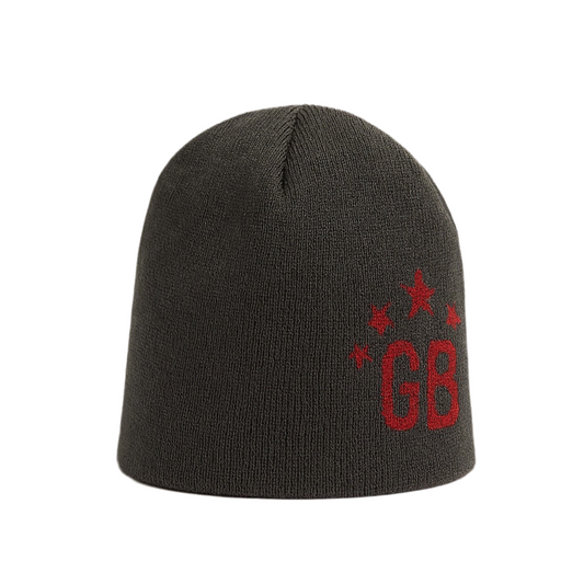 GOODBAI GB Star logo Jacquard knit hat