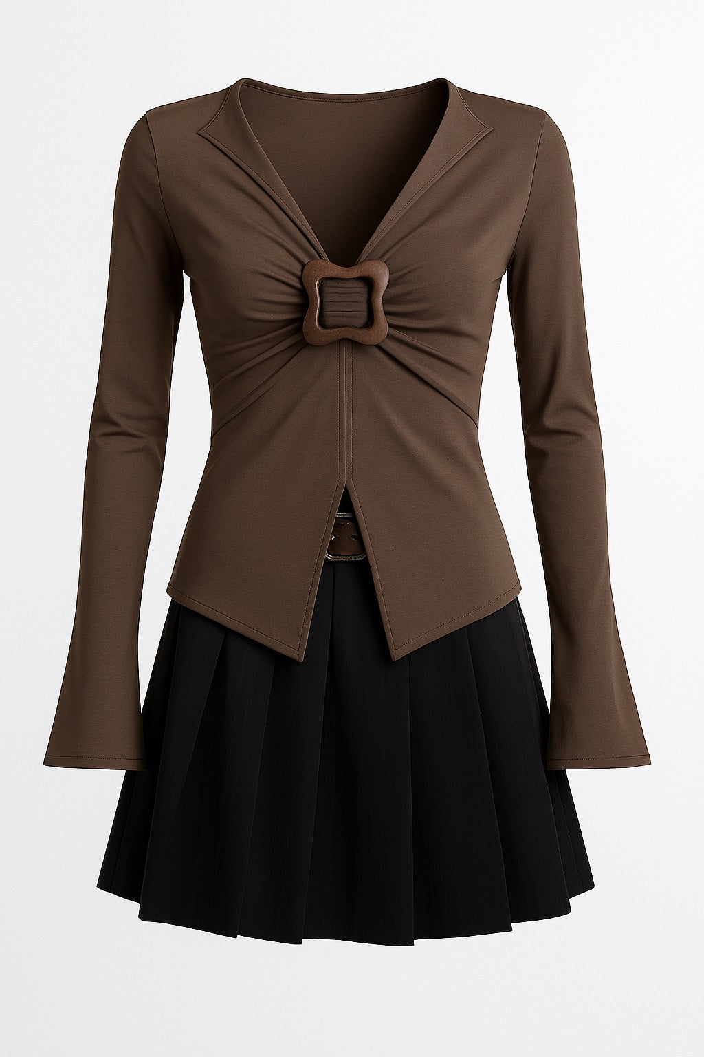 INSS Autumn Muse Retro V-Neck