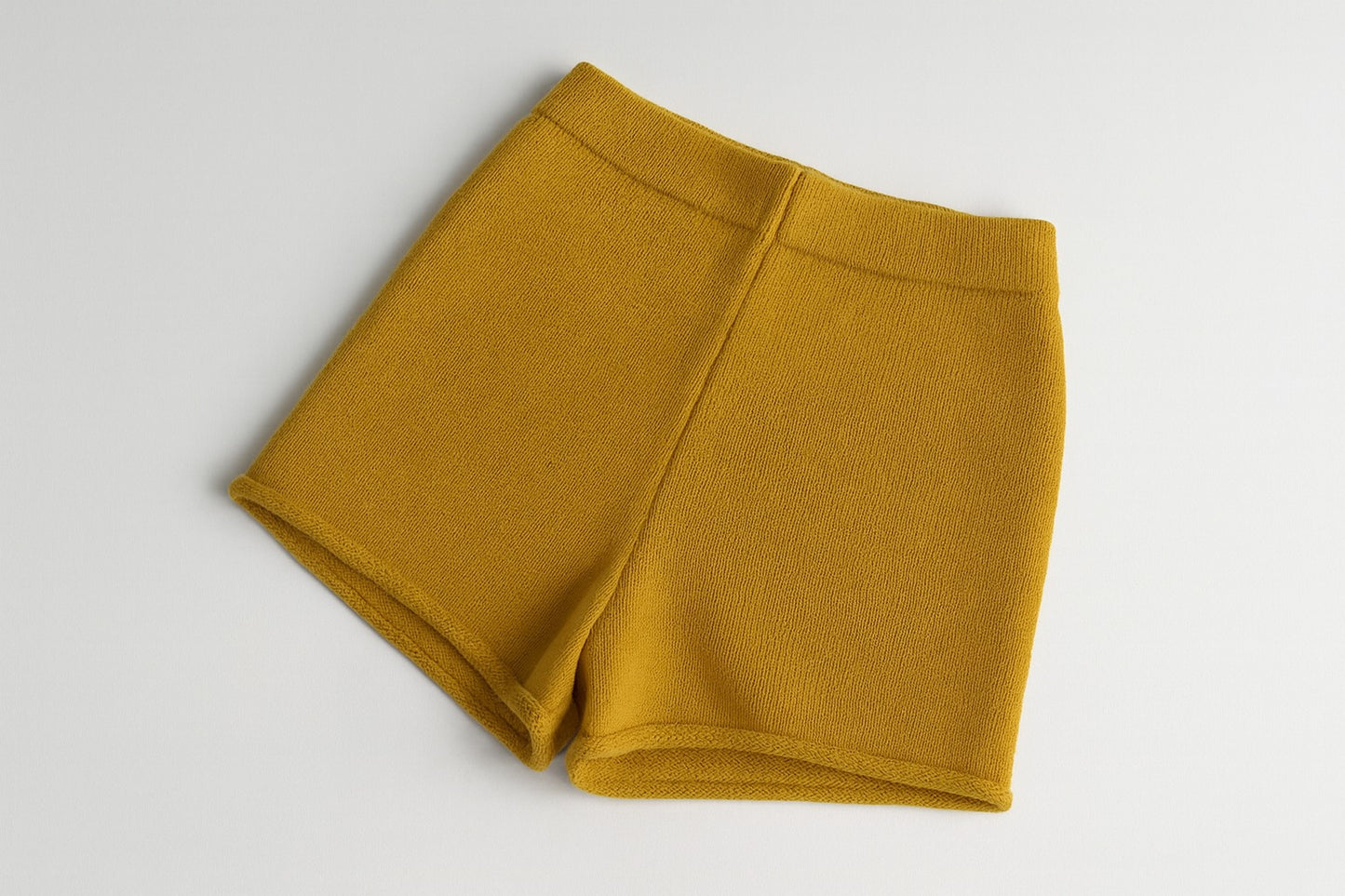 High-Stretch Slim Knit Shorts