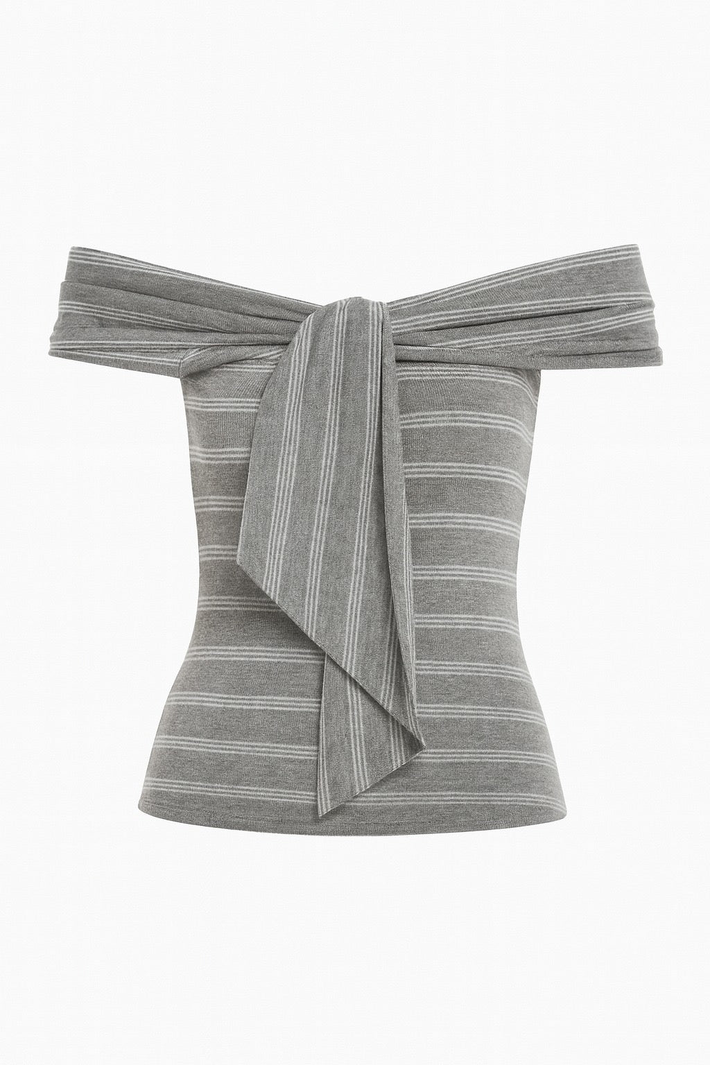 Striped Multi-Wear Backless Off-Shoulder Top