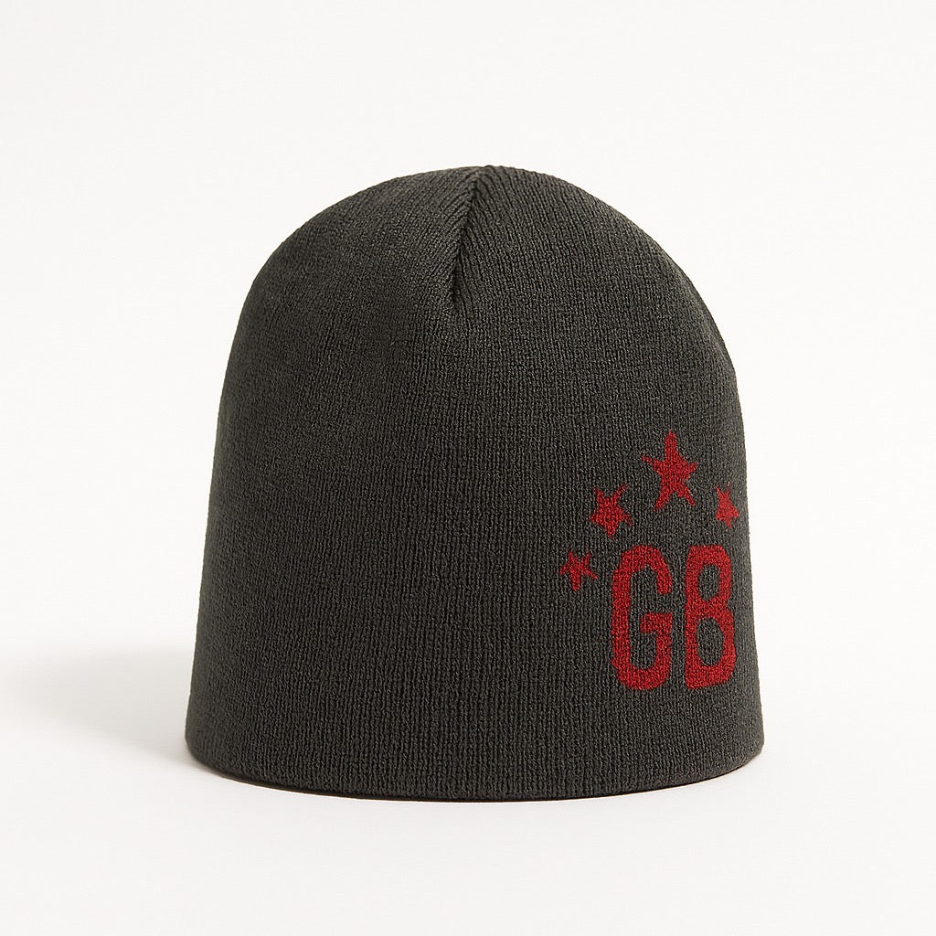 GOODBAI GB Star logo Jacquard knit hat
