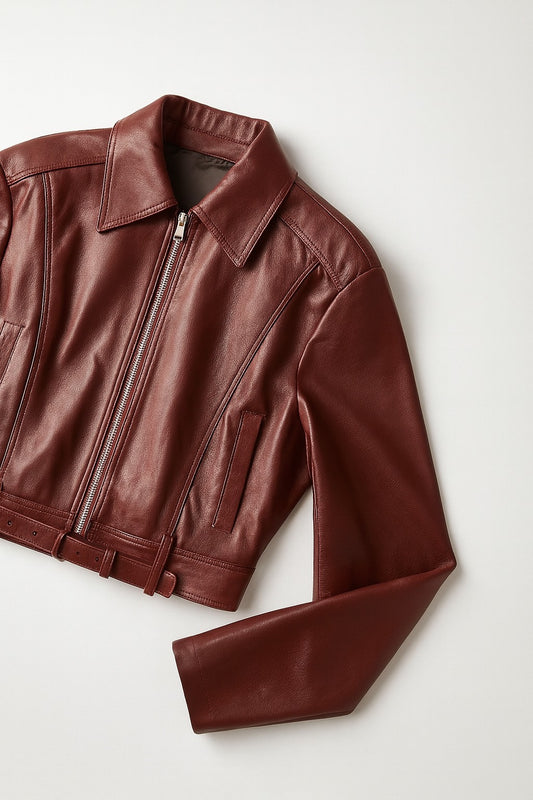 Retro Rebel Moto Leather Jacket