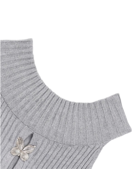 Casual-Chic Sleeveless Rope-Knit Shirt